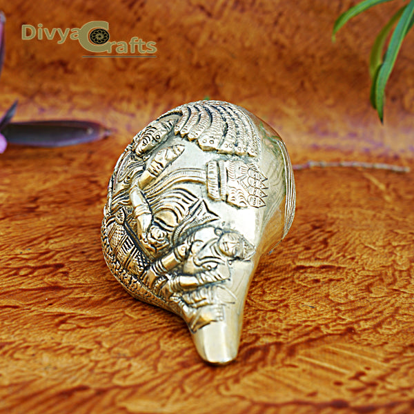 Brass Blowing Shankh / Brass Blowing Conch