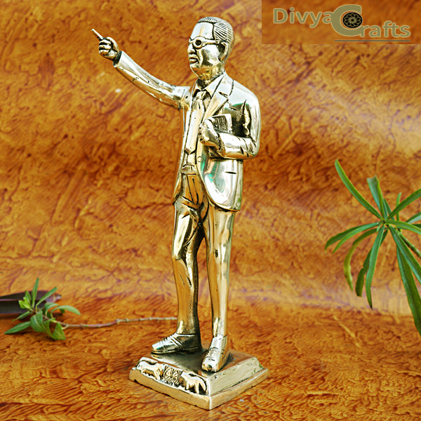 BRASS BHIMRAO AMBEDKAR STATUE(11")