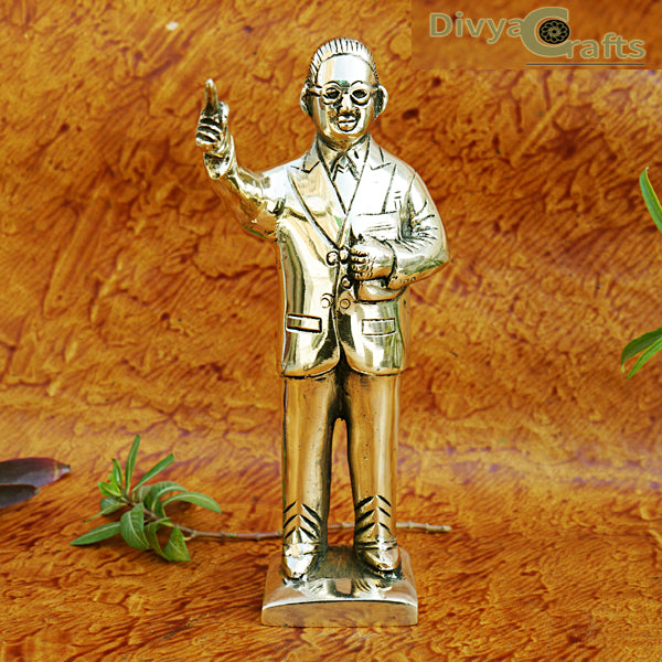 BRASS BHIMRAO AMBEDKAR STATUE(9")