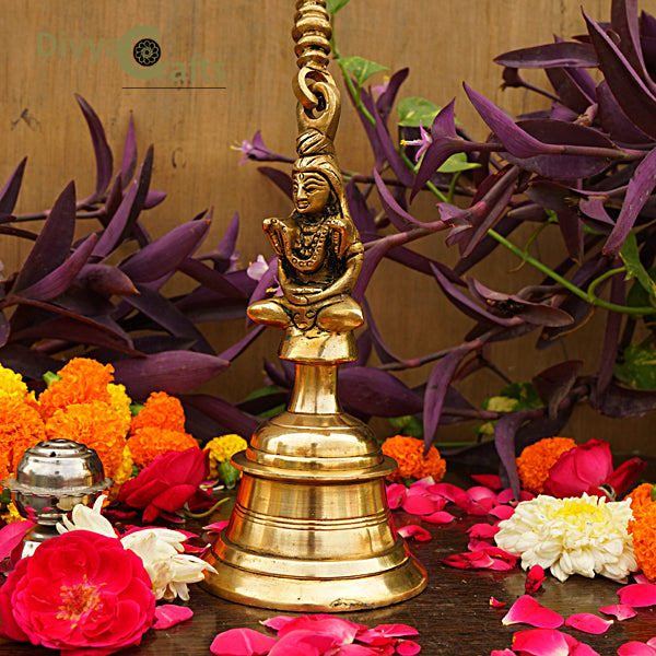 Brass Lord Shiva Hanging Temple Bell
