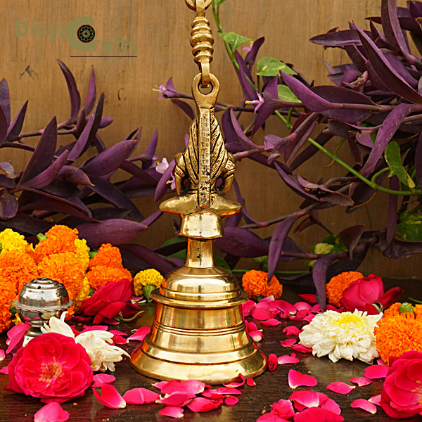 Brass Lord Shiva Hanging Temple Bell