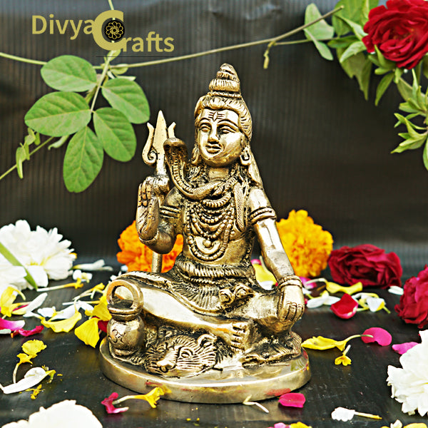 Brass Shiva Idol (5.5")