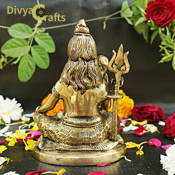 Brass Shiva Idol (5.5")