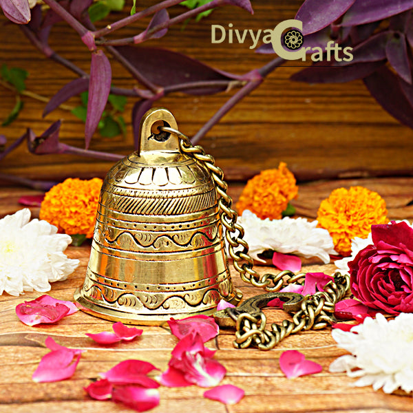Brass Hanging Temple Bell