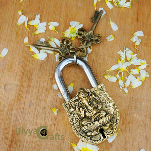 Brass Ganesha Door Lock