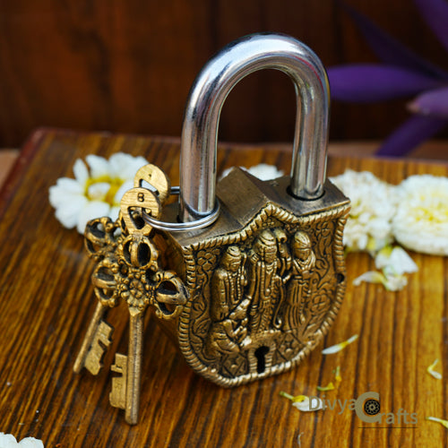 Brass Ram Darbar Door Lock