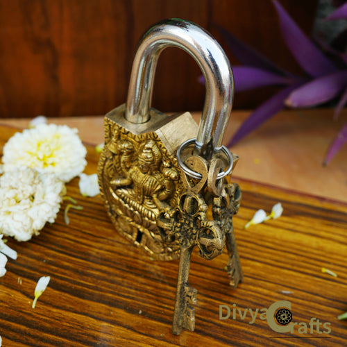 Brass Lakshmi Door Lock