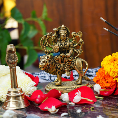 Brass Durga Devi Idol