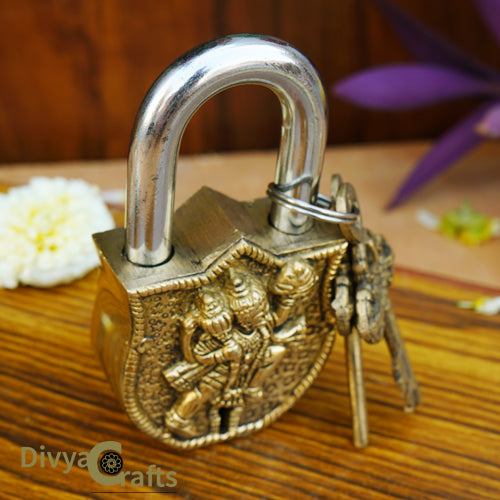 Chritmas Sale Door Lock Handmade Brass Antique Padlock (Lock): Hanuman  Bajrangbali at best price in Dehradun