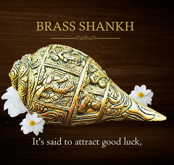 Brass Shankh / Brass Conch
